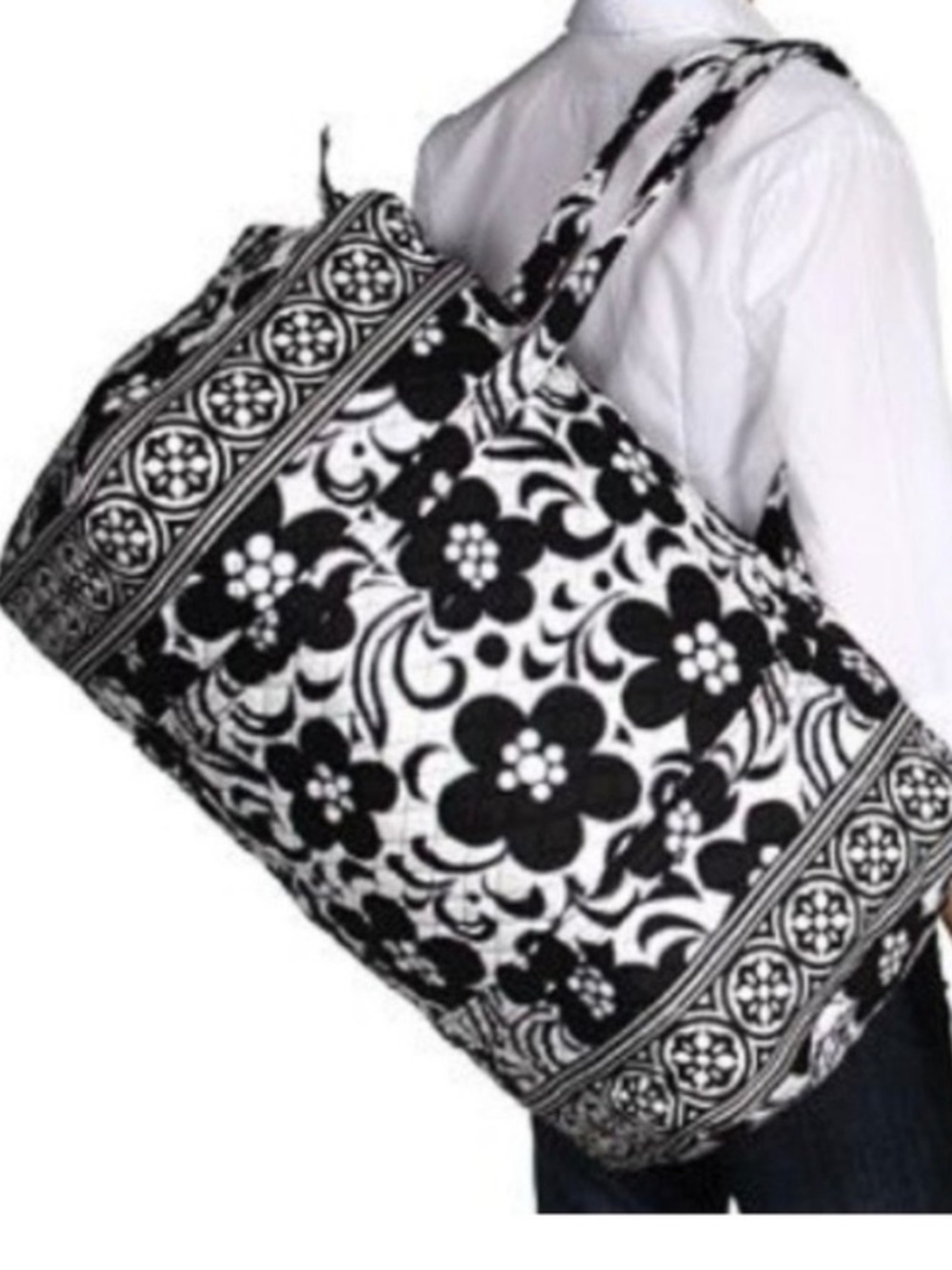 VERA BRADLEY ✨ LARGE WEEKENDER TRAVEL BAG | Night and Day Retired Pattern